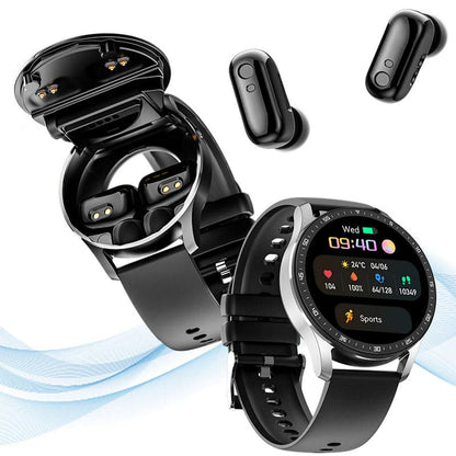 🔥Gratis verzending⌚2 in 1 smartwatch met oordopjes (voor iPhone en Android)