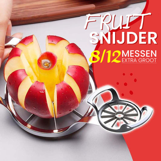 Appelboor en snijmachine