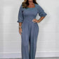 💕Hete verkoop 49% korting🥰Zomerjumpsuit met elastische taille voor dames