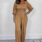 💕Hete verkoop 49% korting🥰Zomerjumpsuit met elastische taille voor dames