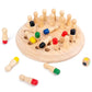 Houten Memory Match Stick-schaakspel