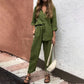 💕49% KORTING💕2-delige damesset - Oversize shirt en broek
