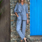 💕49% KORTING💕2-delige damesset - Oversize shirt en broek
