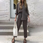 💕49% KORTING💕2-delige damesset - Oversize shirt en broek