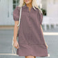 Denim babydoll-jurk voor dames