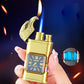 Winddichte aansteker Vintage horloge lunette Jet flame zaklamp