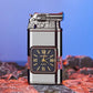 Winddichte aansteker Vintage horloge lunette Jet flame zaklamp
