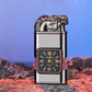Winddichte aansteker Vintage horloge lunette Jet flame zaklamp