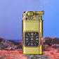 Winddichte aansteker Vintage horloge lunette Jet flame zaklamp