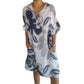 🔥Casual elegante jurk met print voor vrouwen