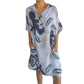 🔥Casual elegante jurk met print voor vrouwen