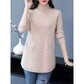 🎁Cadeaukeuze🎁- Dames Halflange Half Turtleneck Trui