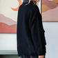 🔥Dames denim-patchwork gebreide trui jas