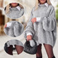 ⚡Zwarte Vrijdag-promotie 49% KORTING⚡Casual losse effen kleur Mockneck zachte trui
