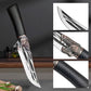 🔪Knochenschneidemesser mit Drachenverzierung und Scheide.