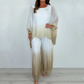 ⏳Beperkte tijd 49% korting!💥 🌸 Elegante loose gradient tweedelige set