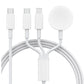3-in-1 USB-C-oplaadkabel